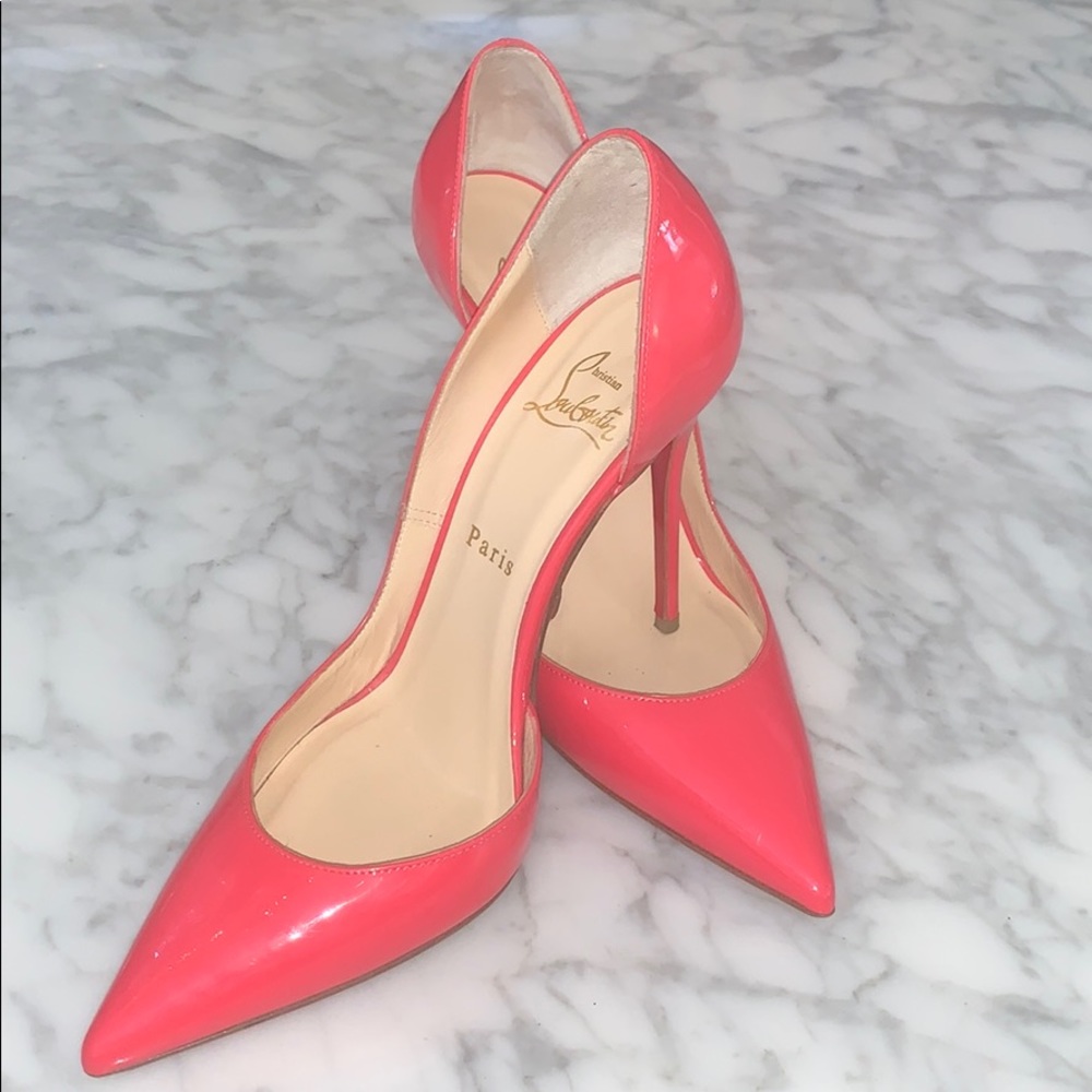 Christian Louboutin Iriza Patent Pink sz 38